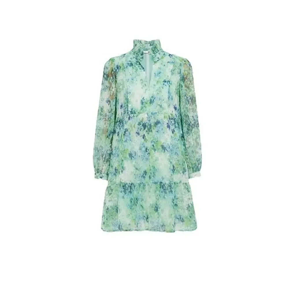 TUCKERNUCK Water Lilies Organza Palmerston Dress Size XS NWT Retail $228